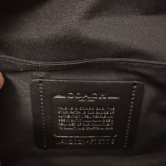 Coach Black Leather Terrain Belt Bag F75776 - excellent condition - Picture 7 of 8